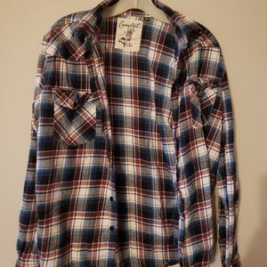 Long sleeve plaid button down